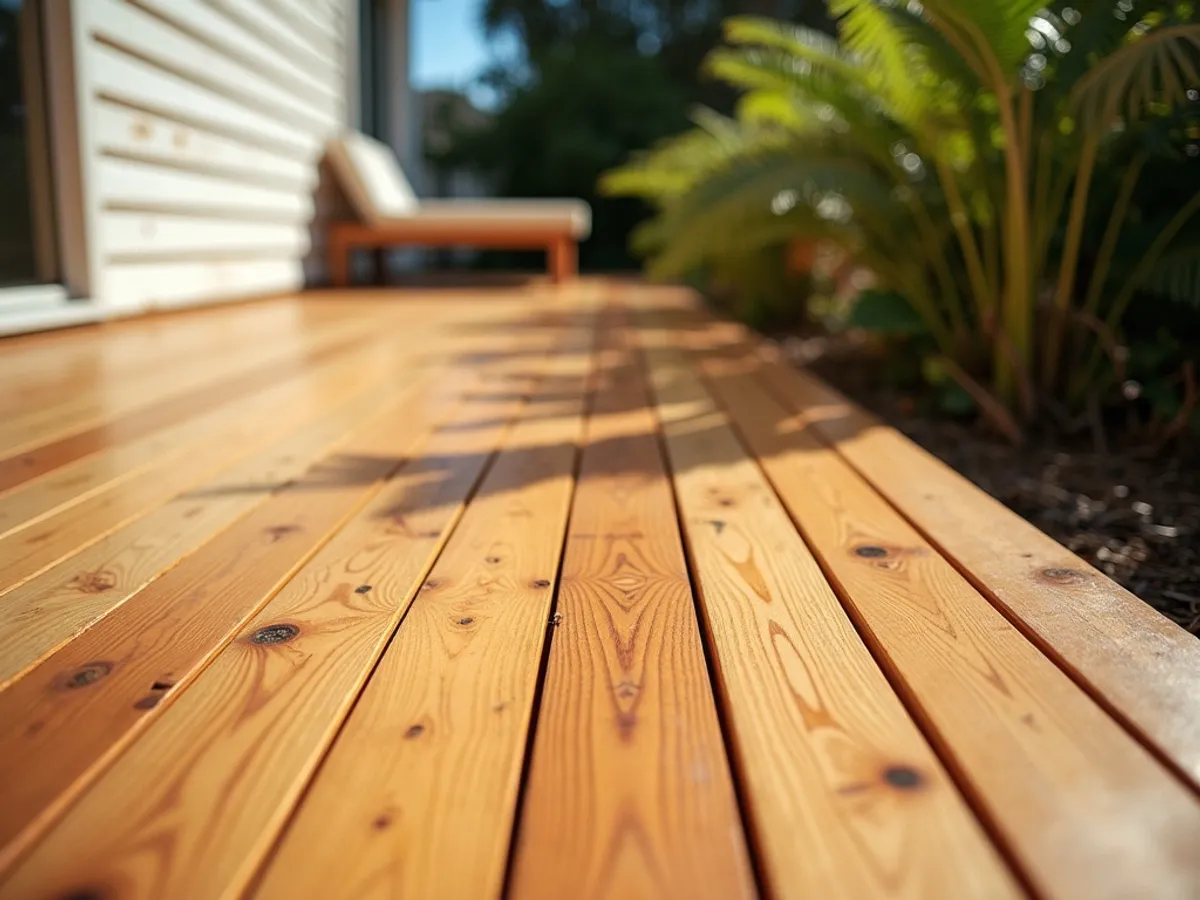 Kingscliff deck after board replacement and oiling by Fixline